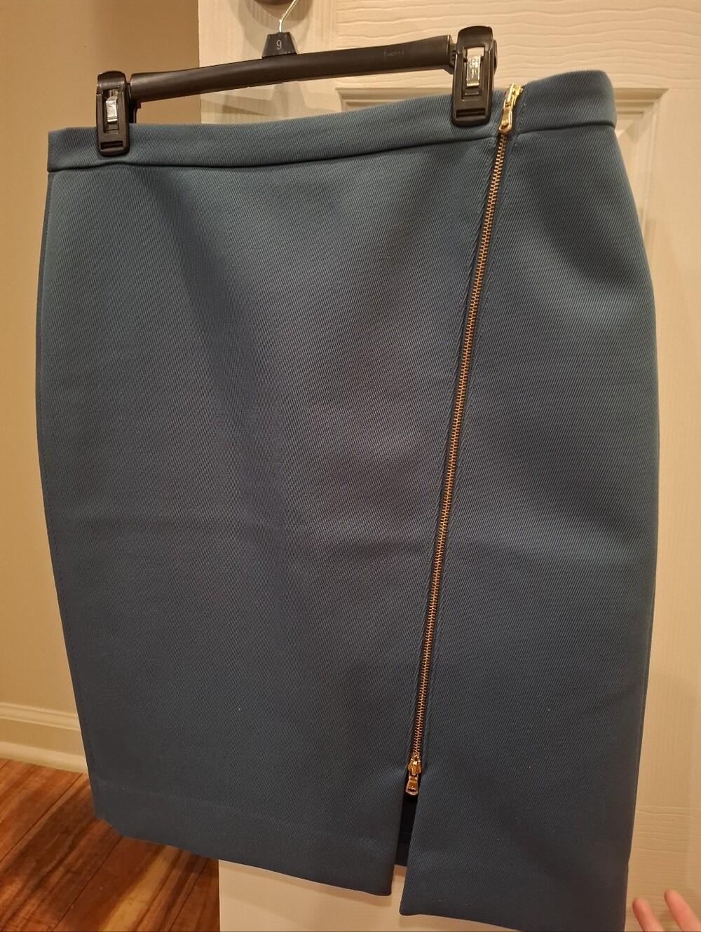 J.Crew skirt asymmetrical zipper 12
